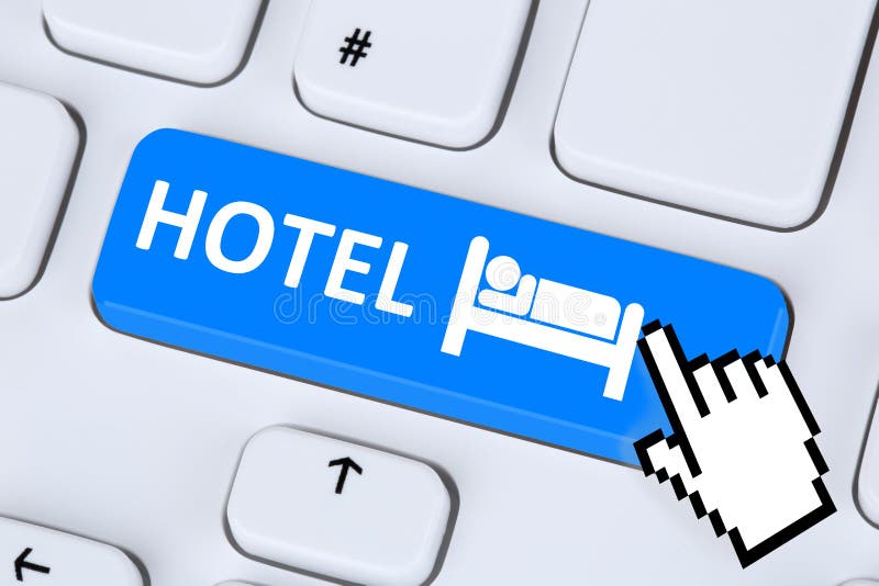 Hotel room online internet booking computer royalty free stock images Hotel room online internet booking computer royalty free stock images