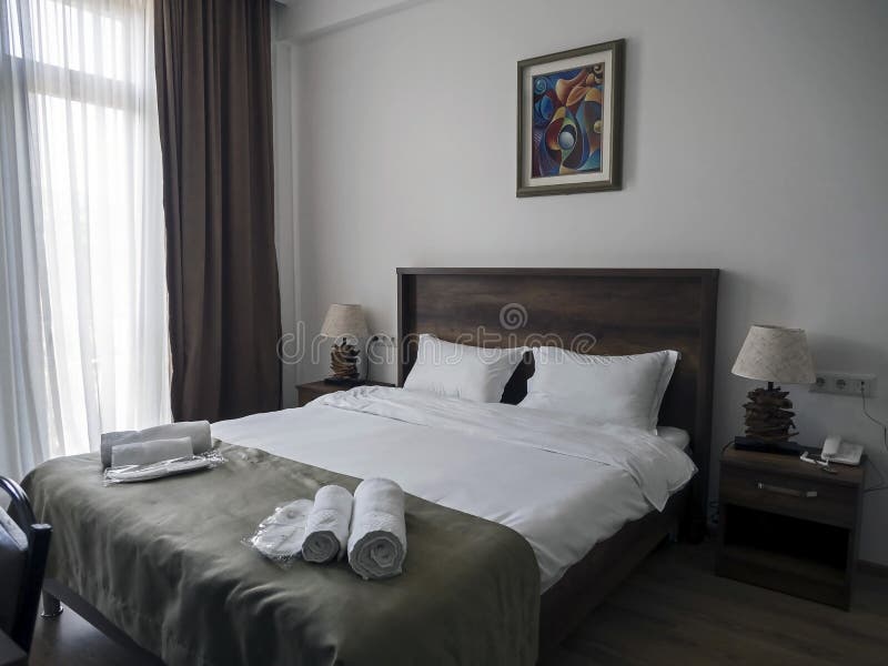 Hotel Room in Tbilisi from the Inside Editorial Image Image of