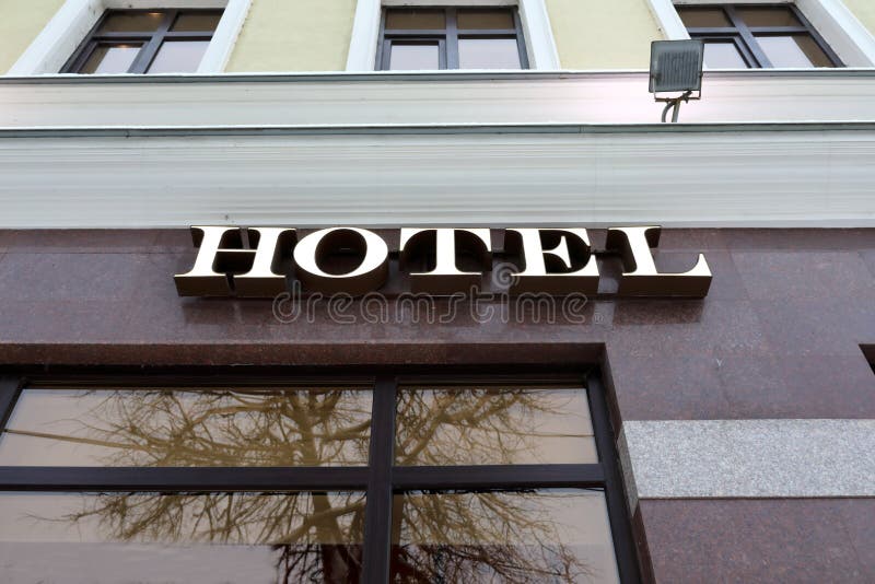 Hotel signboard stock image. Image of ideas, culture 40204611