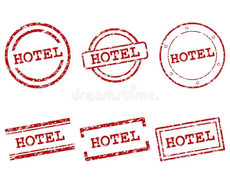 Hotel stamps stock vector. Illustration of grunge, symbol 191984924