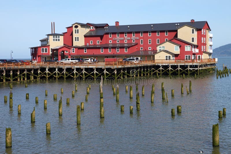 Old cannery hotel primary accommodation Astoria Oregon. Old cannery hotel primary accommodation Astoria Oregon.