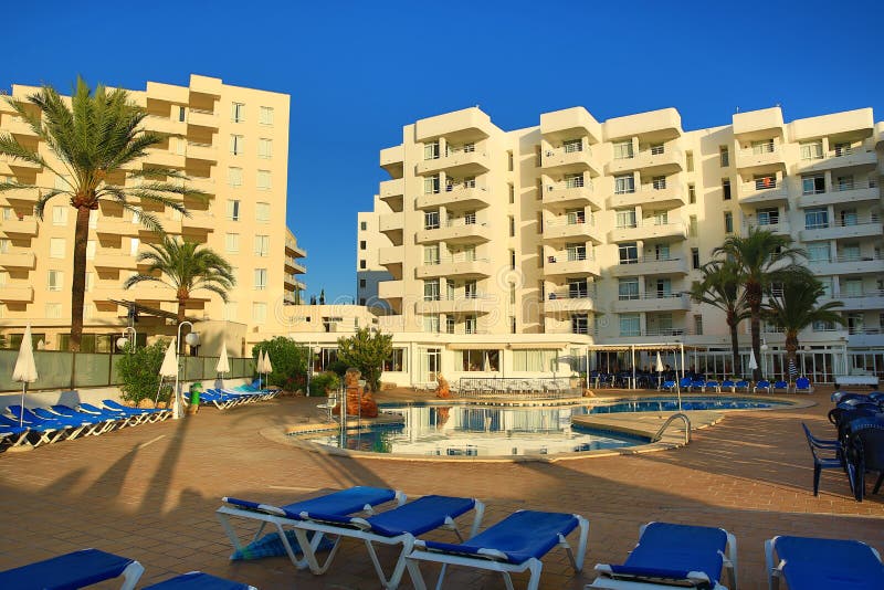 Hotels in the Sa Coma, Majorca, Spain Stock Image Image of place