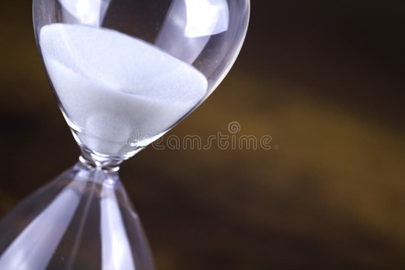 Hour glass closeup royalty free stock photos