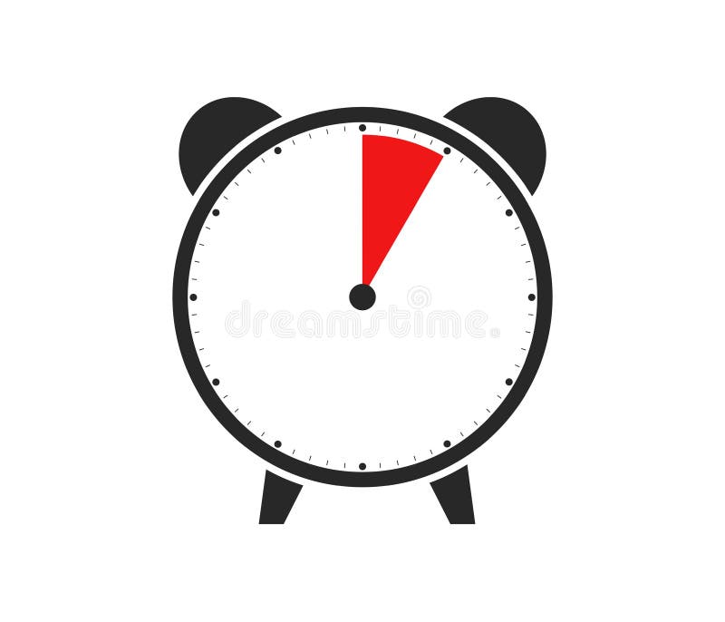 1 Hour, 5 Seconds or 5 Minutes - Alarm-Clock Icon