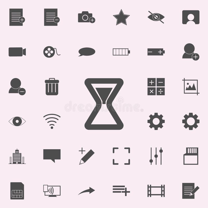 hourglass icon. web icons universal set for web and mobile royalty free illustration hourglass icon. web icons universal set for web and mobile royalty free illustration