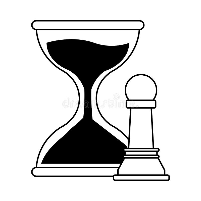 Hourglass Sand Timer Icon Cartoon in Black and White Stock Vector - Illustration of equipment, chess: 150737261 Hourglass Sand Timer Icon Cartoon in Black and White Stock Vector - Illustration of equipment, chess: 150737261