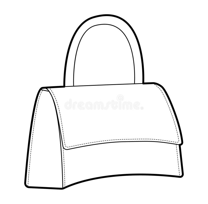 Vector Single Black Outline Icon - School Bag. Plain Backpack. Stock Vector  | Adobe Stock