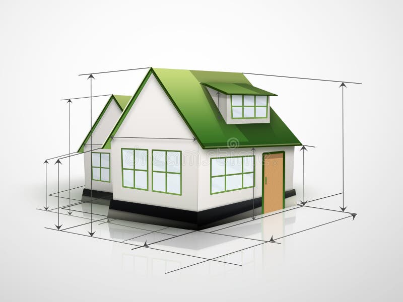 House royalty free illustration