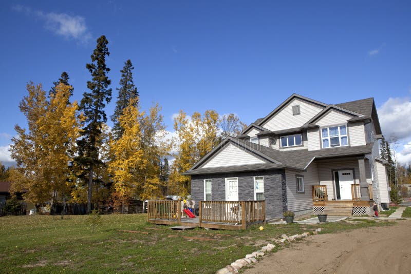 A house in Alberta, Canada editorial stock photo. Image of family - 42945898