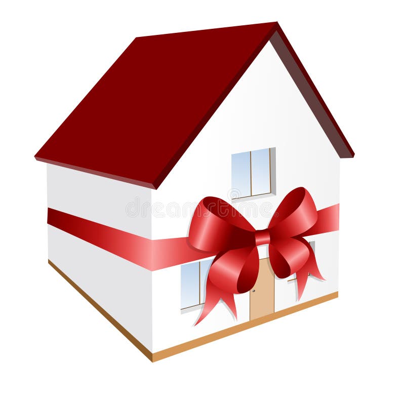 House as a gift (vector incl)