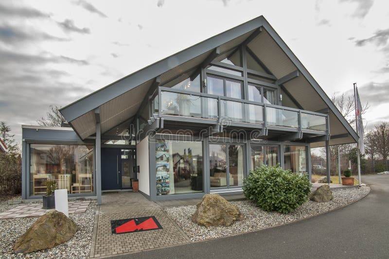 House 1 at Building Exhibition in Mannheim. Germany Stock Image Image of facade, mannheim