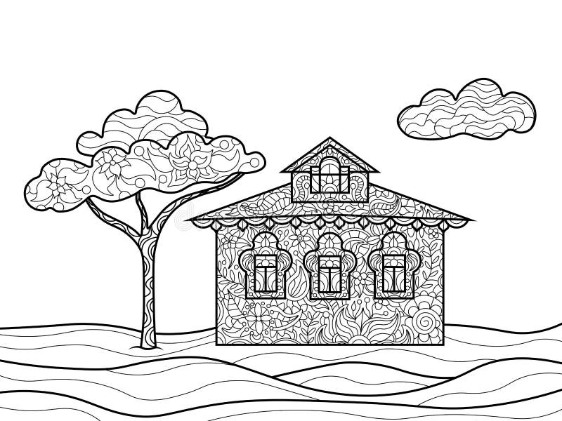 Coloring House Stock Illustrations – 12,946 Coloring House Stock