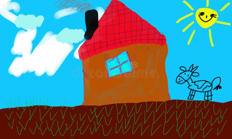 HOW TO DRAW A HOUSE EASY STEP BY STEP - YouTube