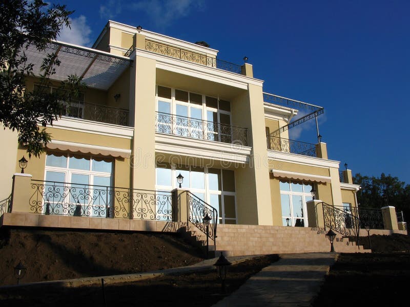 House in Kariz, Crimea, Ukraine. Stock Photo Image of office, crimea