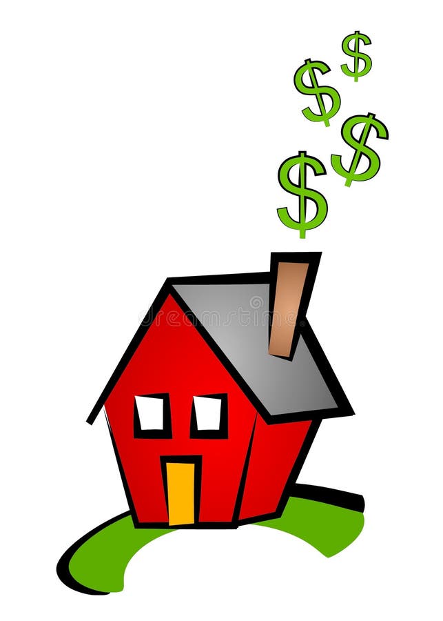 House Dollar Signs Clip Art