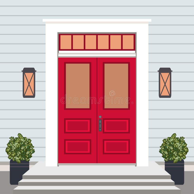 Cartoon House Front Porch Stock Illustrations - 292 ...