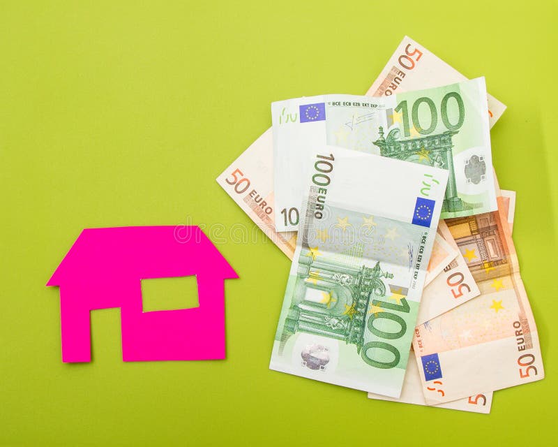 House for 100 euros stock image. Image of invest, closeup - 9341131