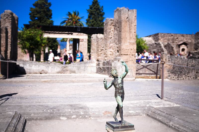 The House of the faun, Pompeii Ruins stock photos The House of the faun, Pompeii Ruins stock photos