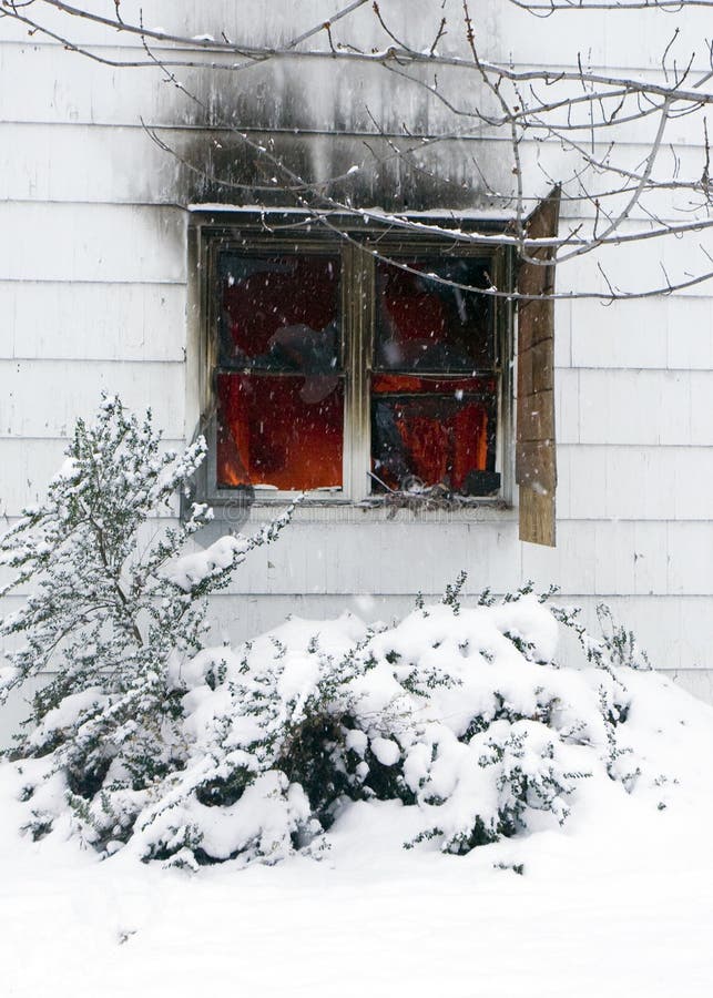 House Fire stock image. Image of fire, extinguish, danger 7489415