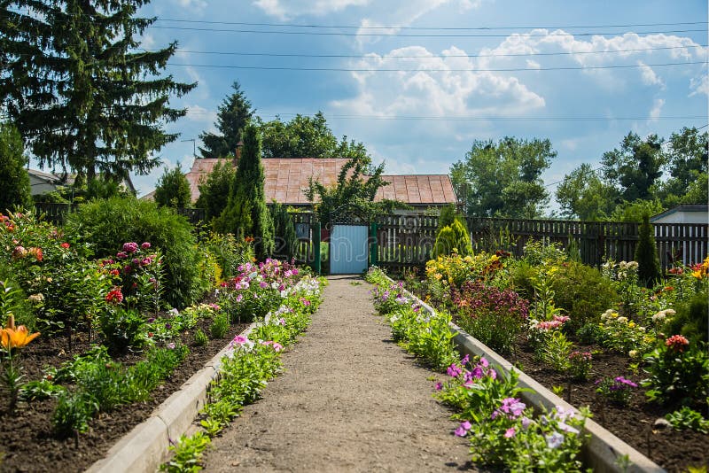 House of a flower garden. royalty free stock photo House of a flower garden. royalty free stock photo