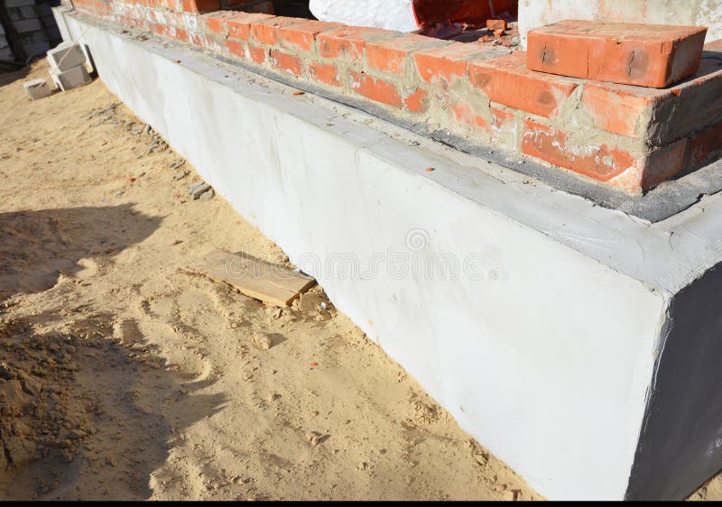 House Foundation Wall Insulation, Plastering, Damp Proofing