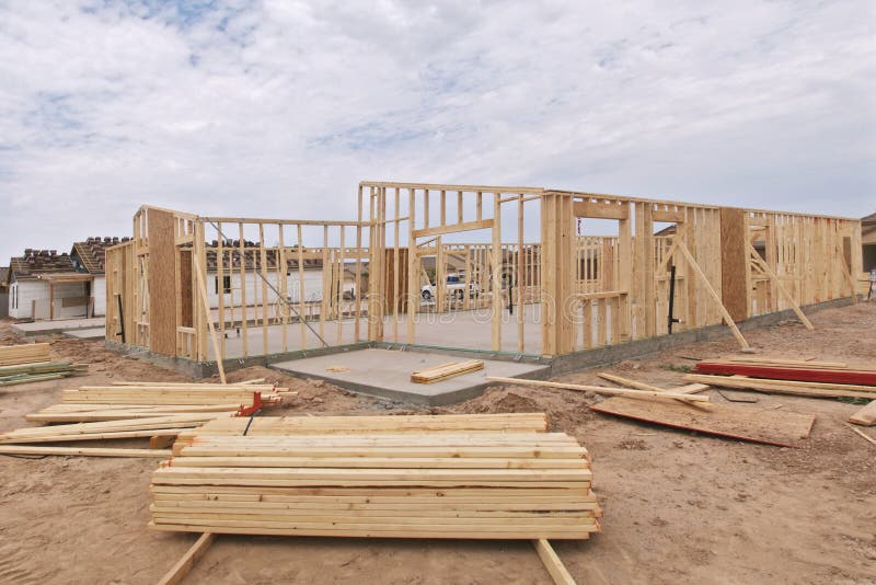 House framing. stock photo. Image of structure, framing 5944704