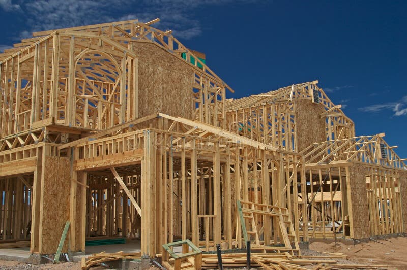 House framing. stock photo. Image of structure, framing 5944704