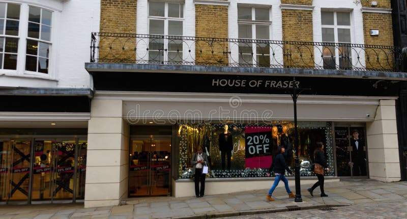 House of Fraser Guildford editorial image. Image of sign - 180103050