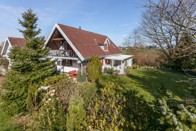 House and garden in denmark