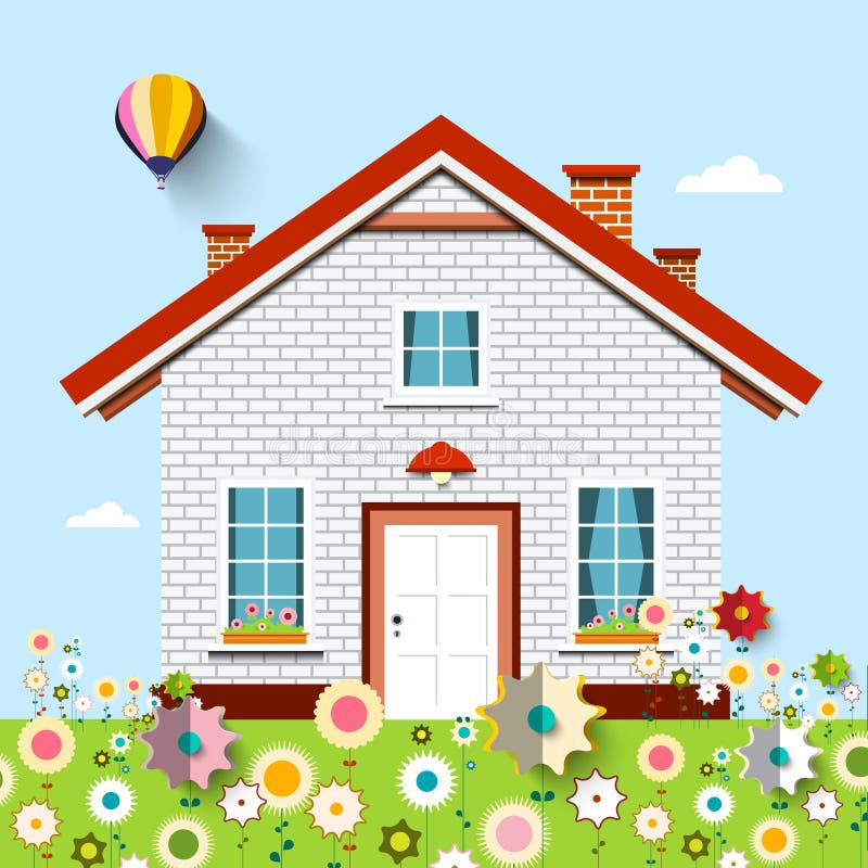 Vector House Garden Stock Illustrations 26,683 Vector House Garden