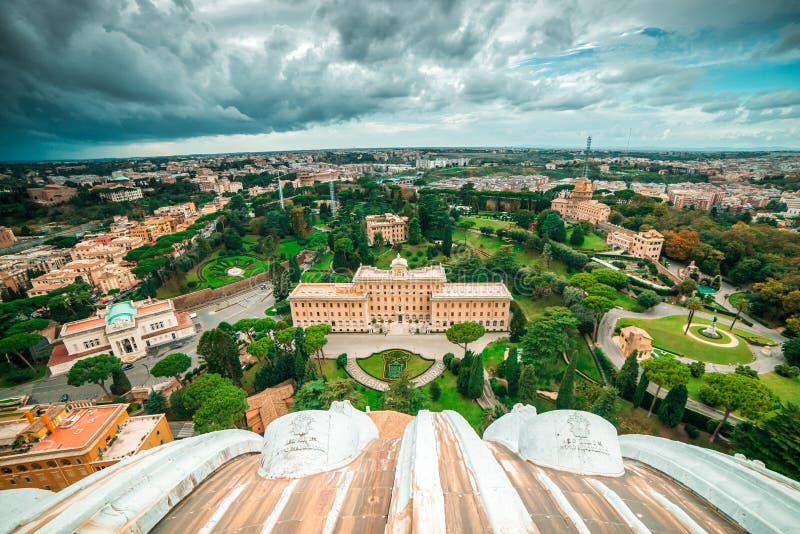 House and Garden of Pope stock image. Image of europe 47084127