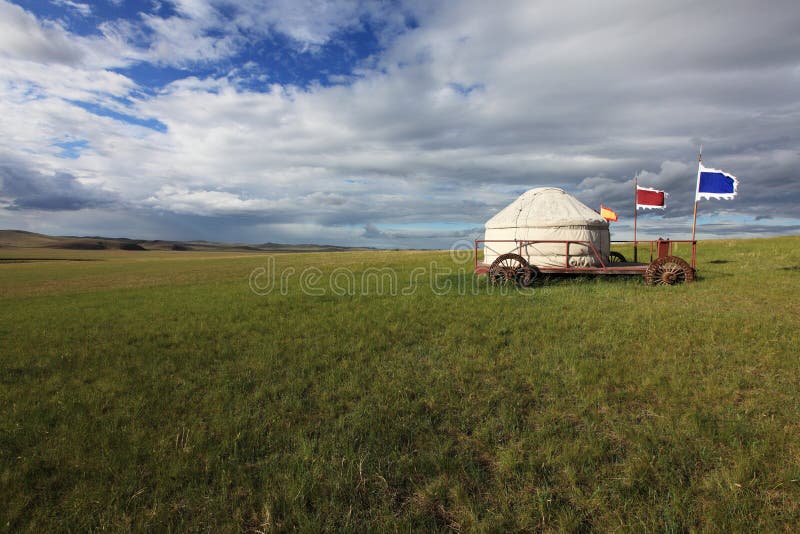 House on grassland stock image. Image of color, culture 9906427