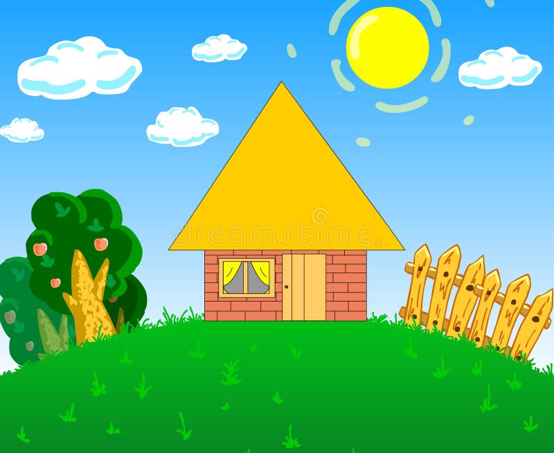 The house on a green glade