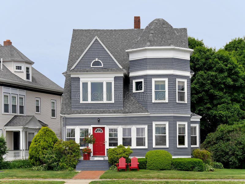 House with grey siding