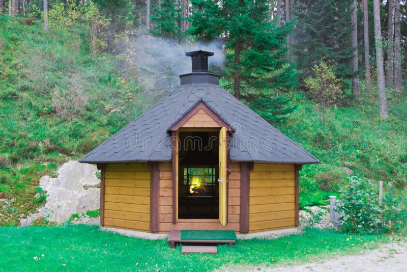 House grill stock image. Image of forest, secluded, idyll 34293971