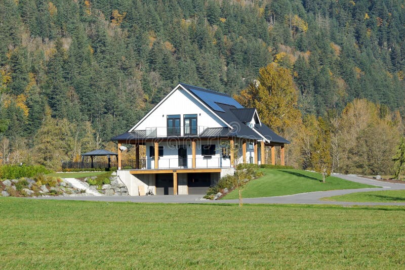 House Home Modern Farmhouse Solar Panel Exterior Design