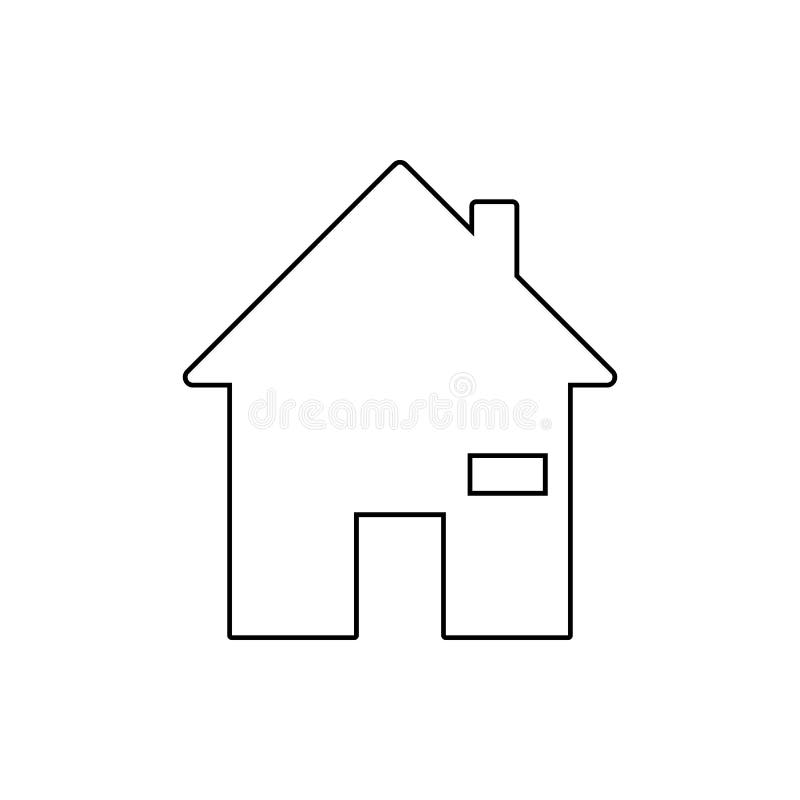 House Icon. Element of Web for Mobile Concept and Web Apps Icon Stock