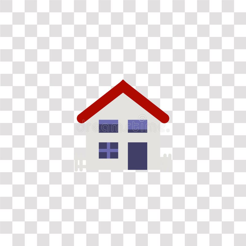 House Icon Sign and Symbol. House Color Icon for Website Design and