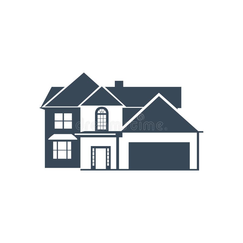 House Icon Vector stock vector. Illustration of badge - 71640224