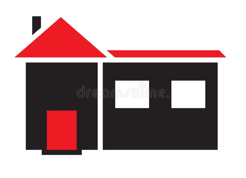 House icon vector isolated stock vector. Illustration of object - 87439126