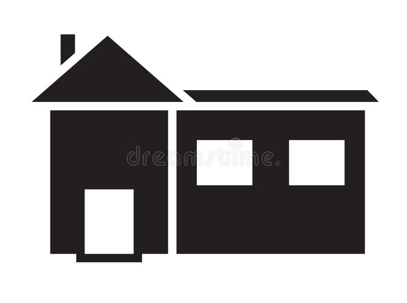 House icon vector isolated stock vector. Illustration of icon - 87439895