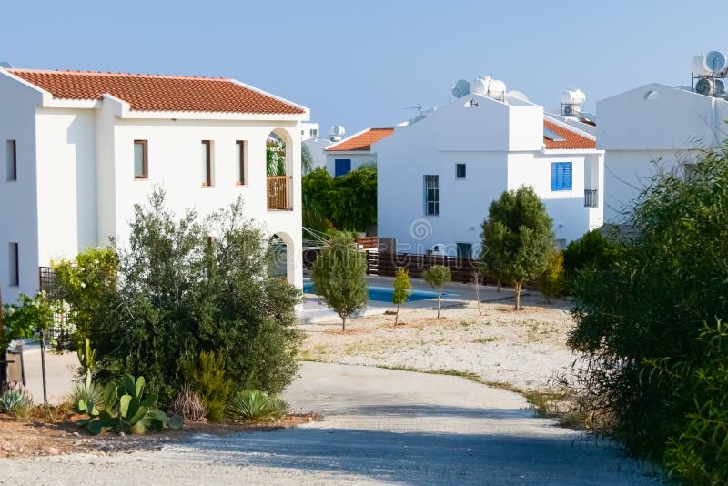 House on the Island of Cyprus Stock Image Image of entrance
