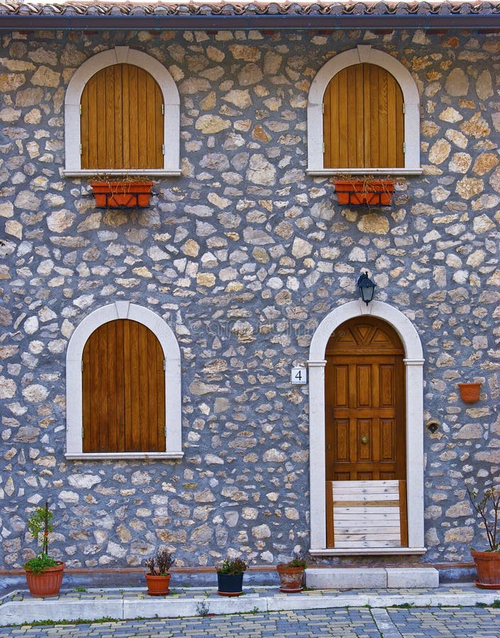 House in an Italian country