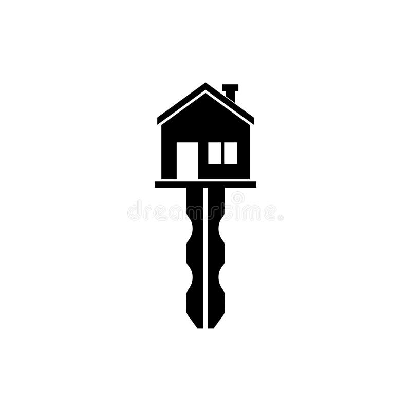 House Key Money Icon Red Roof Stock Illustrations 18 House Key Money