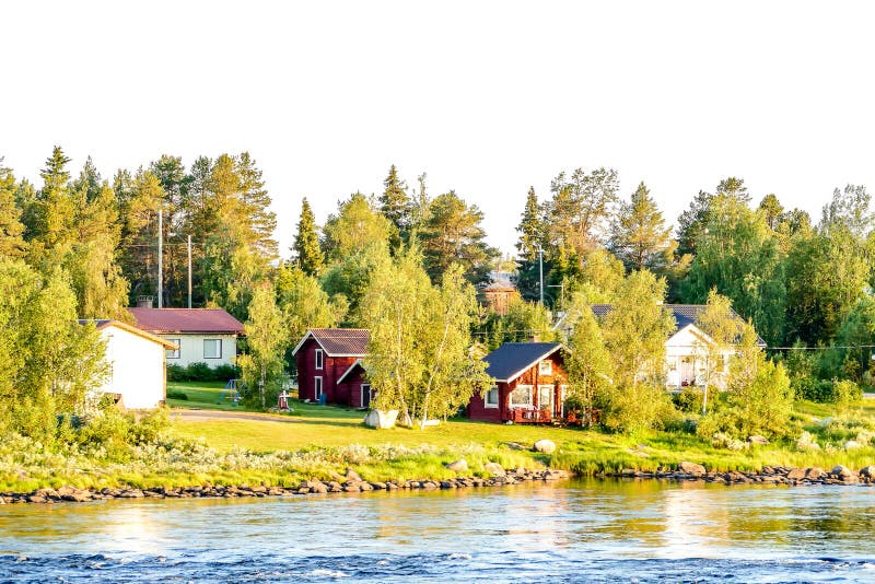 House on the Lake, in Norway Scandinavia North Europe 库存照片 - 图片 包括有 木头 ...