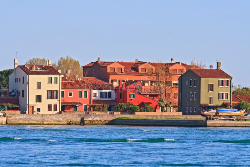 House in Lido Island Venice Italy Stock Image Image of canal