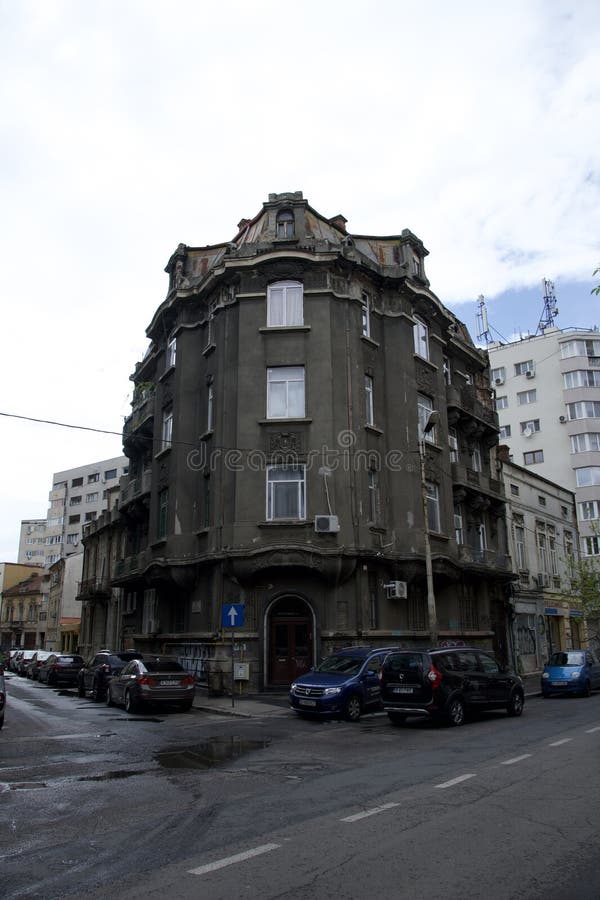In this house lived the serbian writer Ivo Andric, Hristo Botev Street, Bucharest City, Romania - 20 April 2023 royalty free stock photos In this house lived the serbian writer Ivo Andric, Hristo Botev Street, Bucharest City, Romania - 20 April 2023 royalty free stock photos