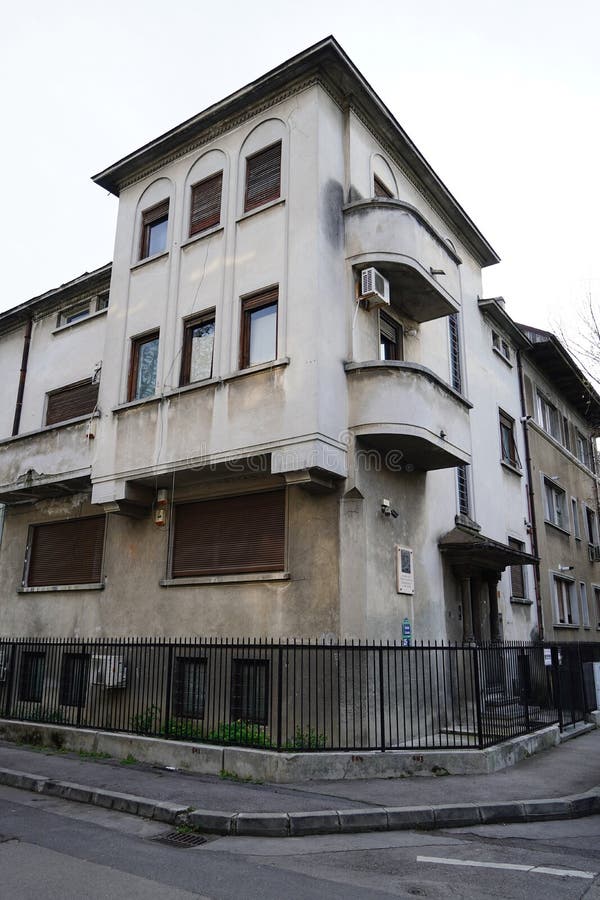 In this house lived the violonist Grigoras Dinicu, Finland Street, Bucharest City, Romania royalty free stock photos In this house lived the violonist Grigoras Dinicu, Finland Street, Bucharest City, Romania royalty free stock photos