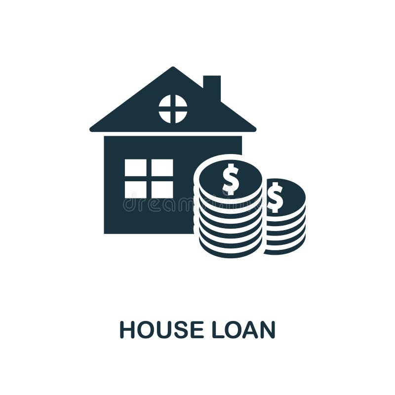 House Loan Icon. Line Style Icon Design from Personal Finance Icon