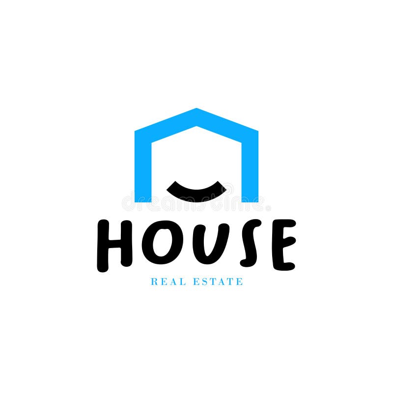 House Logo Design Concept. Home Logo Design Template Stock Illustration ...